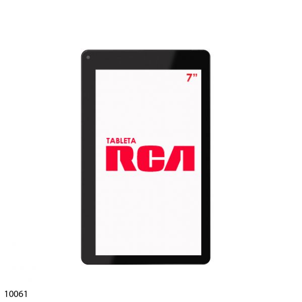 Tableta RCA 7 Pulgadas Modelo RCT6773W22B HD Display 1024 x 600 / Procesador 4 Core 4XRAM Cortex-A7 @ 1.3Ghz / 8GB de Almacenamiento / 1MP Front Camera / Android 5.0 / WiFi / Bluetooth / 7 Voyager II / Color Negra