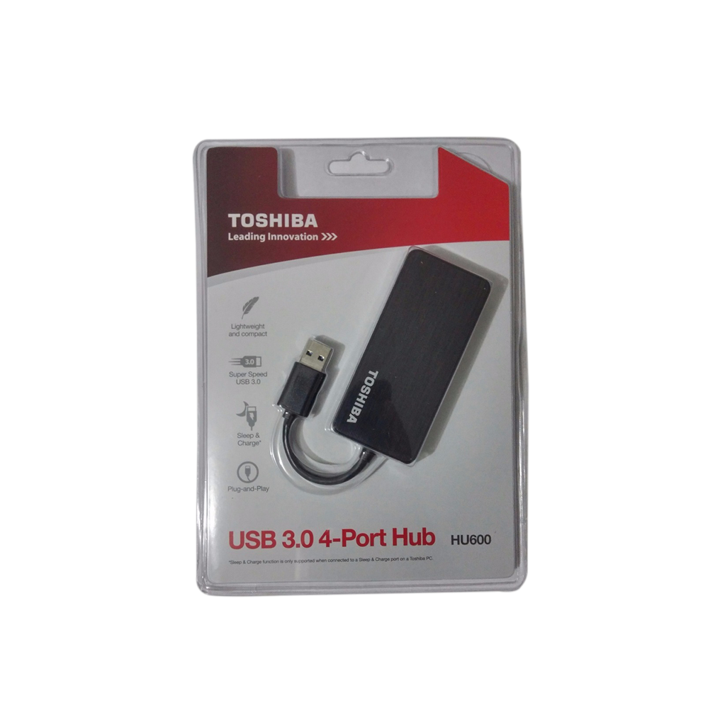 Hub Toshiba 4 Puertos USB 3.0 PA523U-1ETB / Support Windows 7 / 8