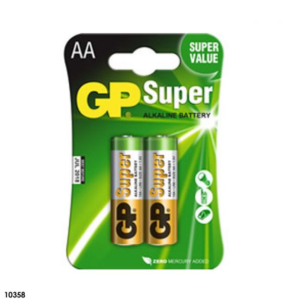 GP SUPER ALCALINA AA X 2 - PILAS/BATERIAS 15A-C2